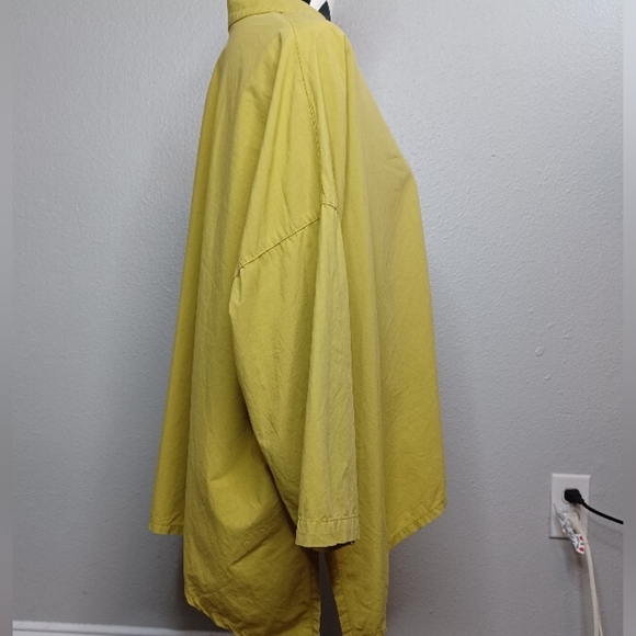 Eleven Stitch Design Art to Wear Atrsy Lagenlook Button Down Front Swing Tunic - Picture 16 of 16